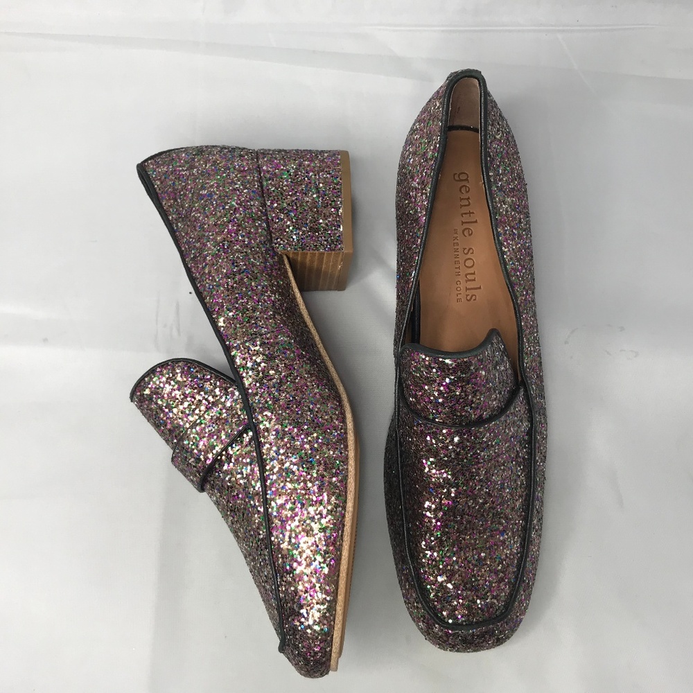 NWT Kenneth Cole Eliott Gentle Souls Glitter 9.5
